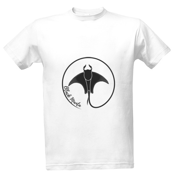 Tričko s potiskem Black manta