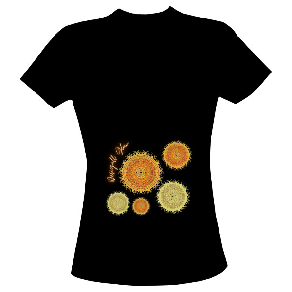 Tričko s potiskem Desigull  Glow