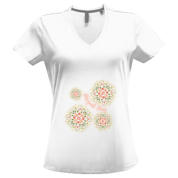 Tričko s potiskem Desigull roses