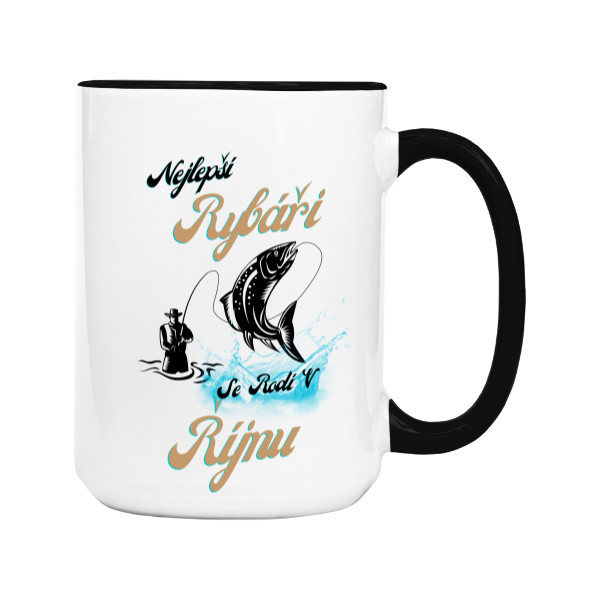 Hrnek velký barevný s potiskem Hrníček Říjen