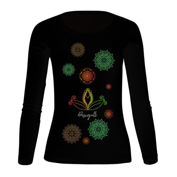 Tričko s potiskem Mandala květ života