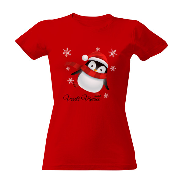 Tričko s potiskem Tučňák